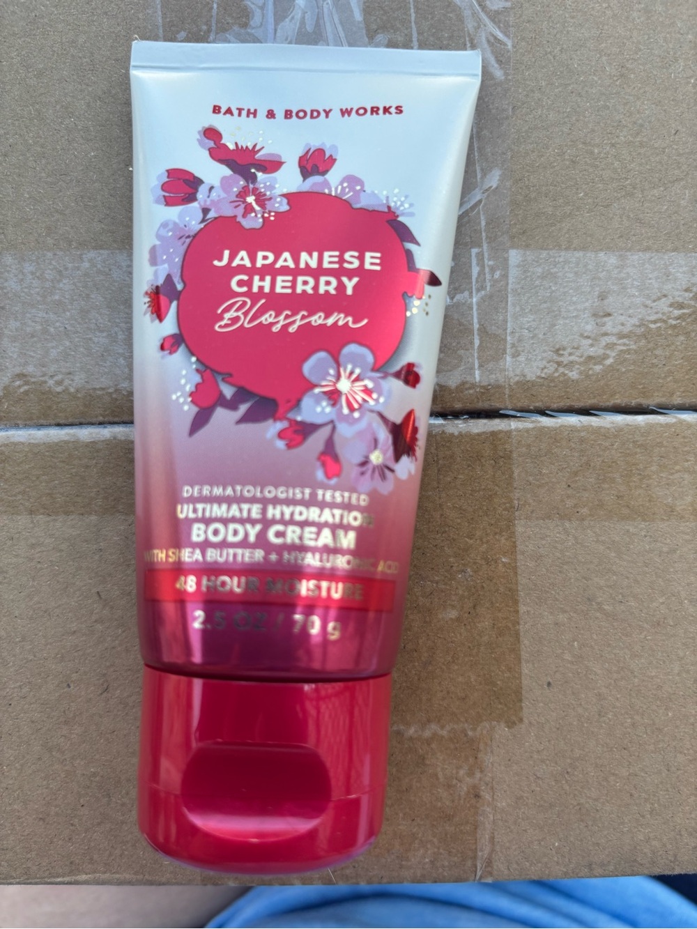 Bath & Body Works Japanese Cherry Blossom Body Wash & Cream - Pink travel size - Picture 4 of 4